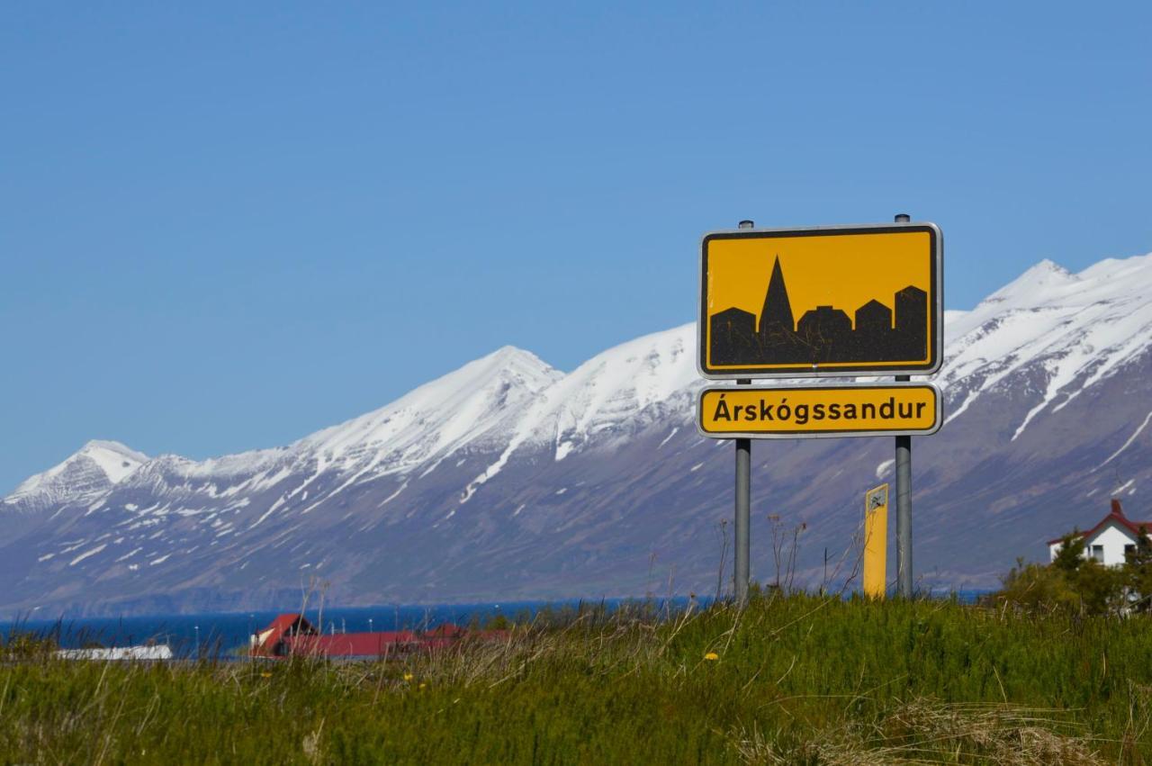 Sky sighting Iglúhús - Stay'in Árbakki Arskogssandur Exterior foto